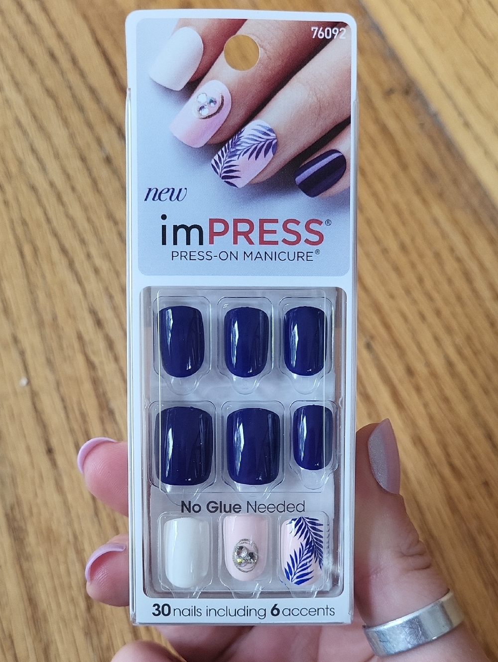 [5]Blue Press-on Nail Set